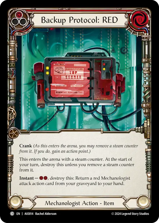 Backup Protocol: RED