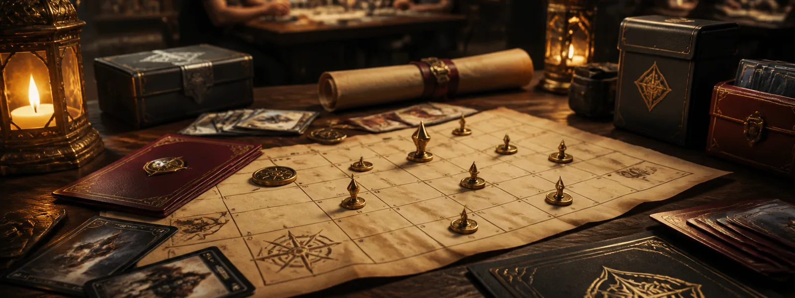 Mesa de planificación de eventos de Flesh and Blood