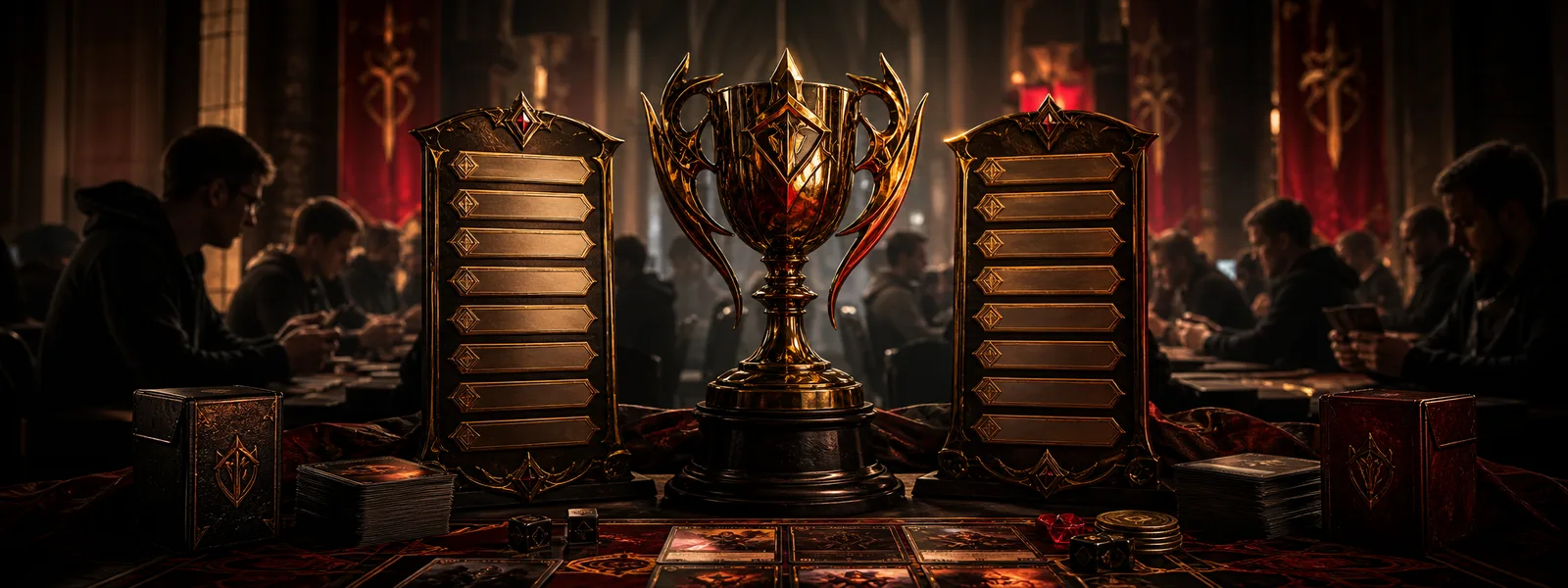 Trofeo y ambiente competitivo de rankings locales
