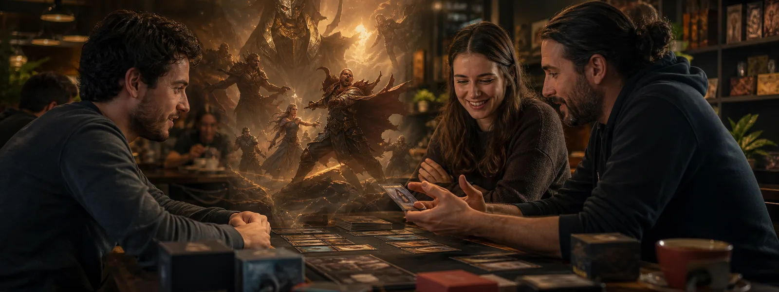 Nuevos jugadores aprendiendo Flesh and Blood